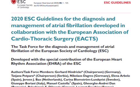 心房颤动最新指南